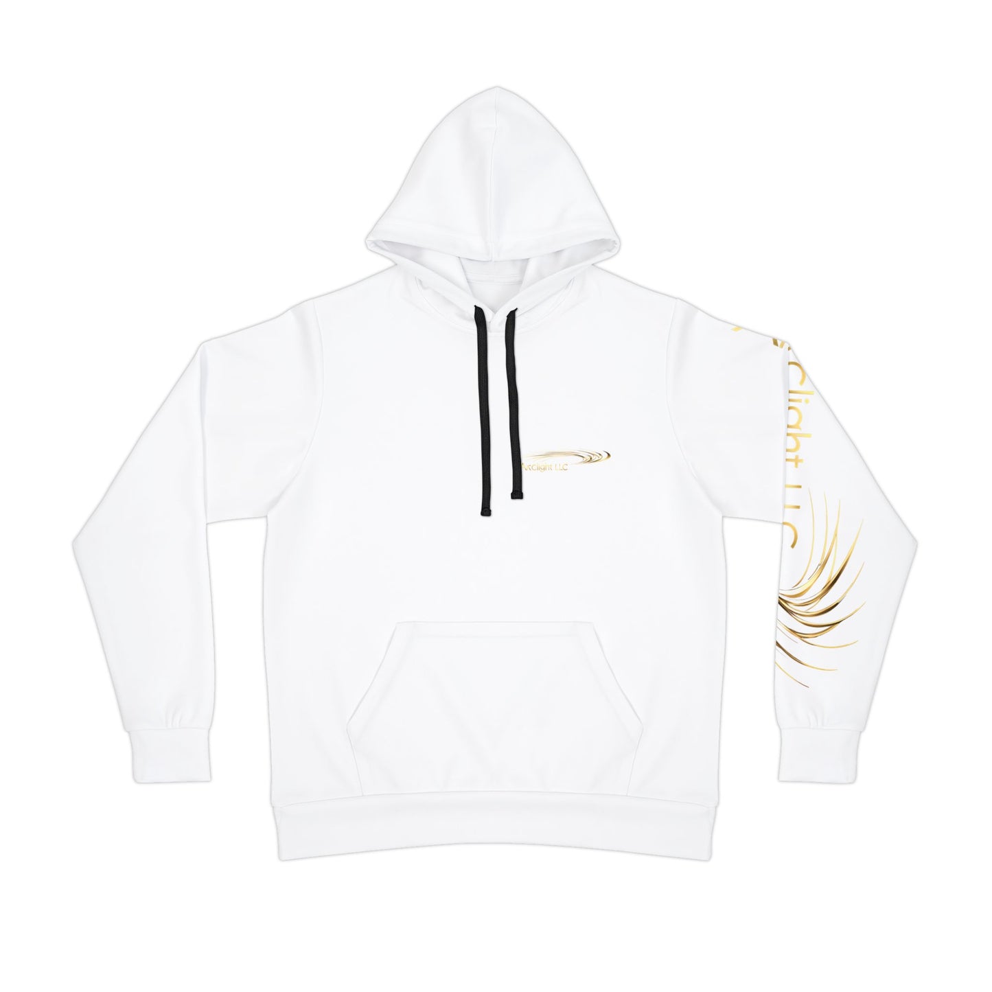 Gold Wave Athletic Hoodie -Fitness Apparel for Active Lifestyle
