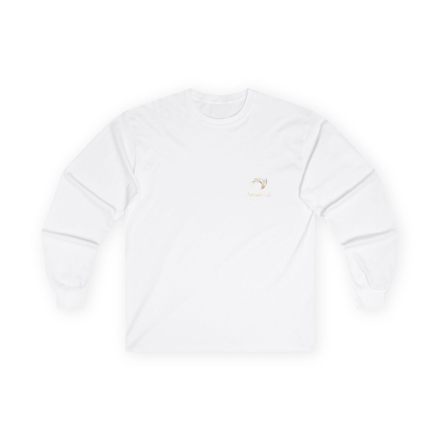 Unisex Cotton Long Sleeve - Gold Wave Design