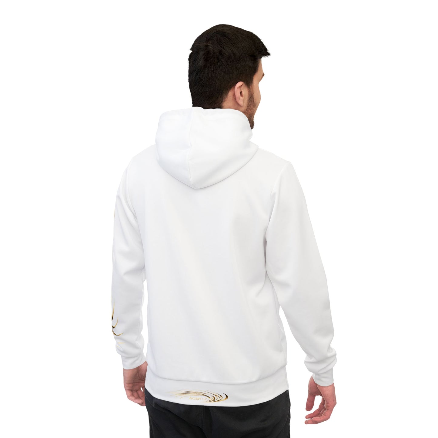Gold Wave Athletic Hoodie -Fitness Apparel for Active Lifestyle