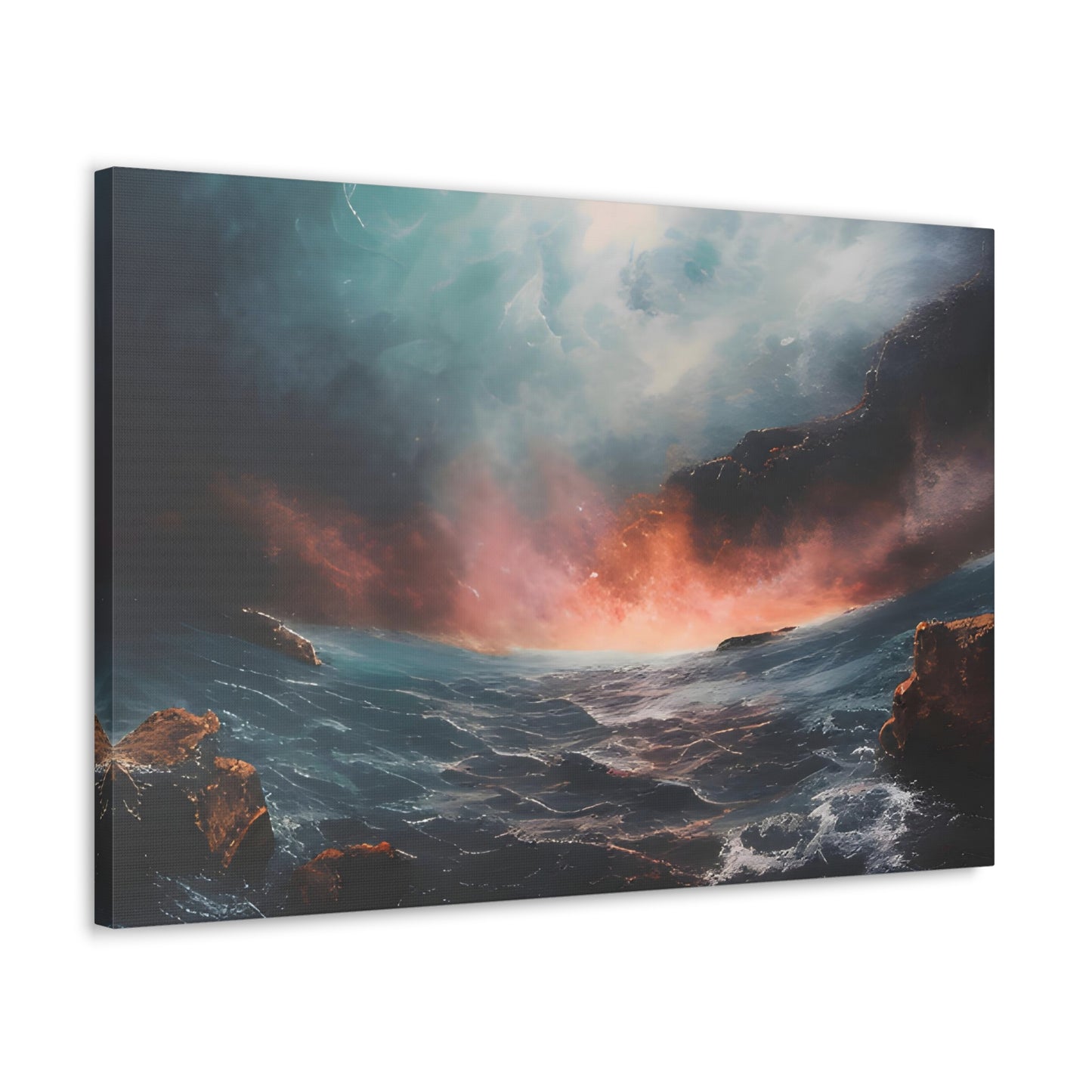 Dark Ocean Canvas Print