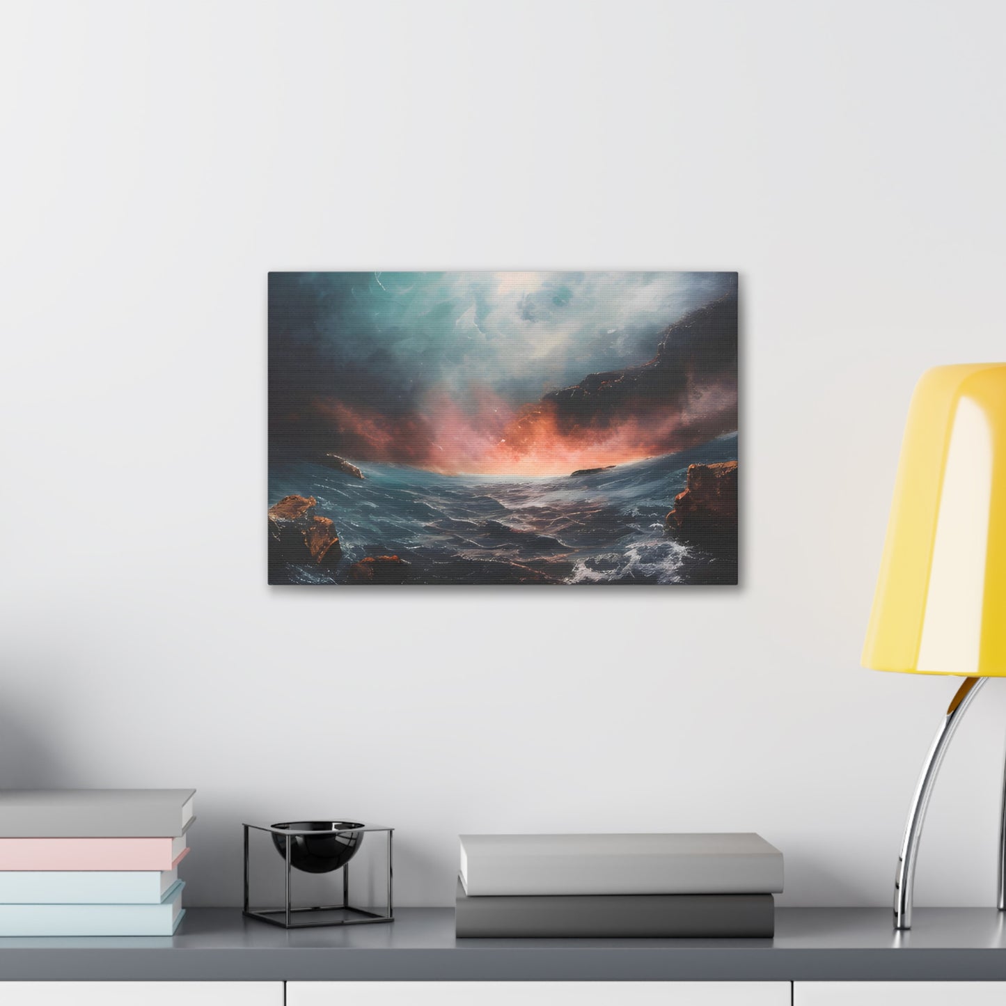 Dark Ocean Canvas Print