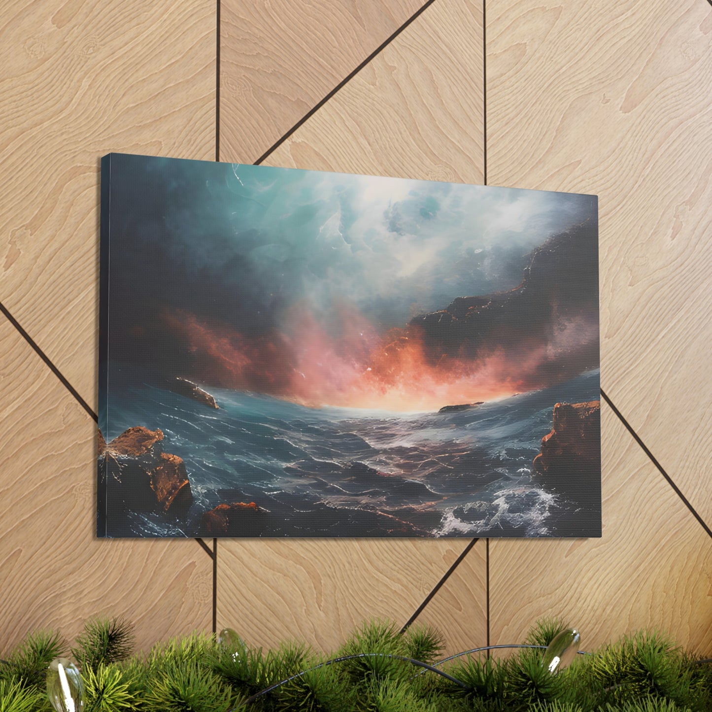 Dark Ocean Canvas Print