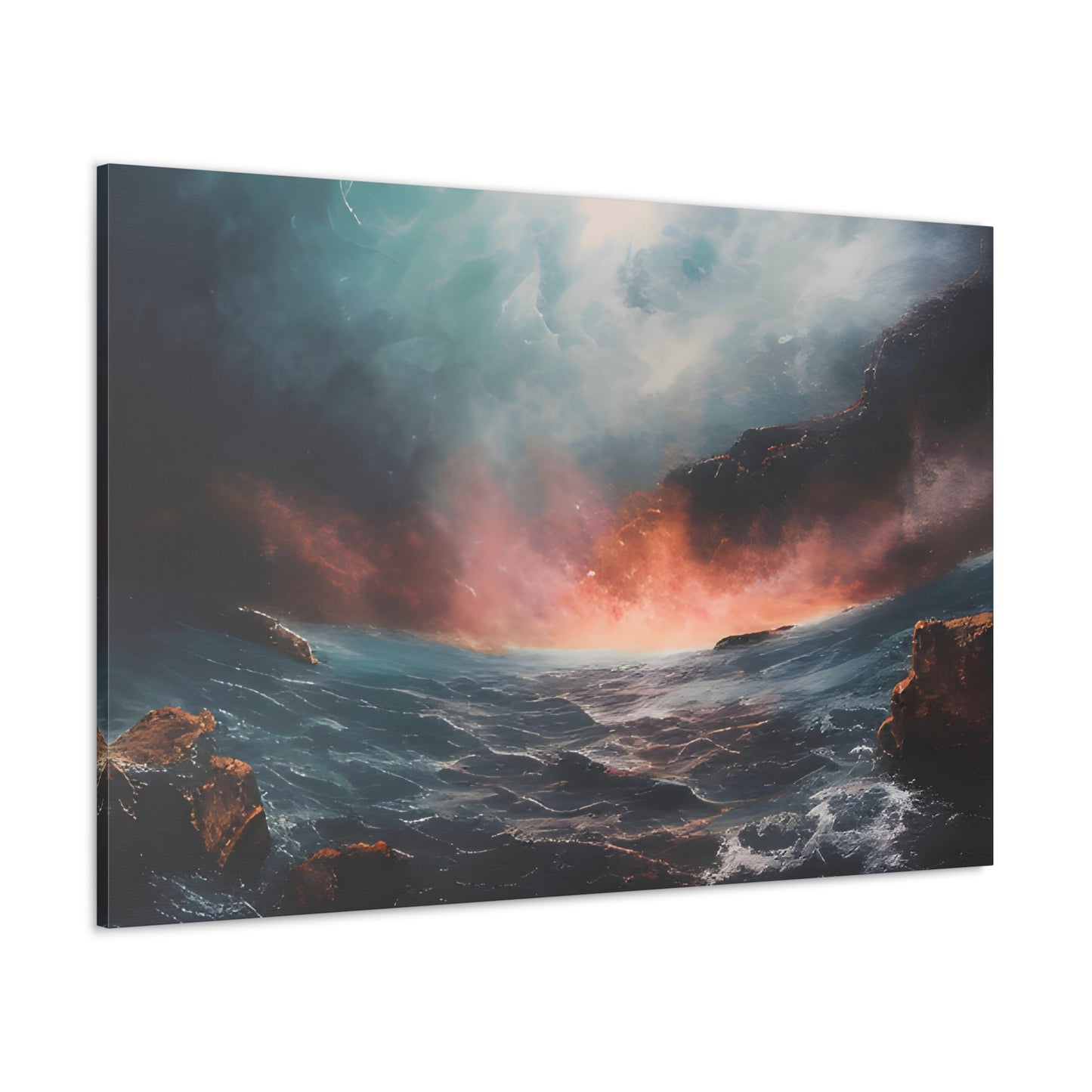 Dark Ocean Canvas Print