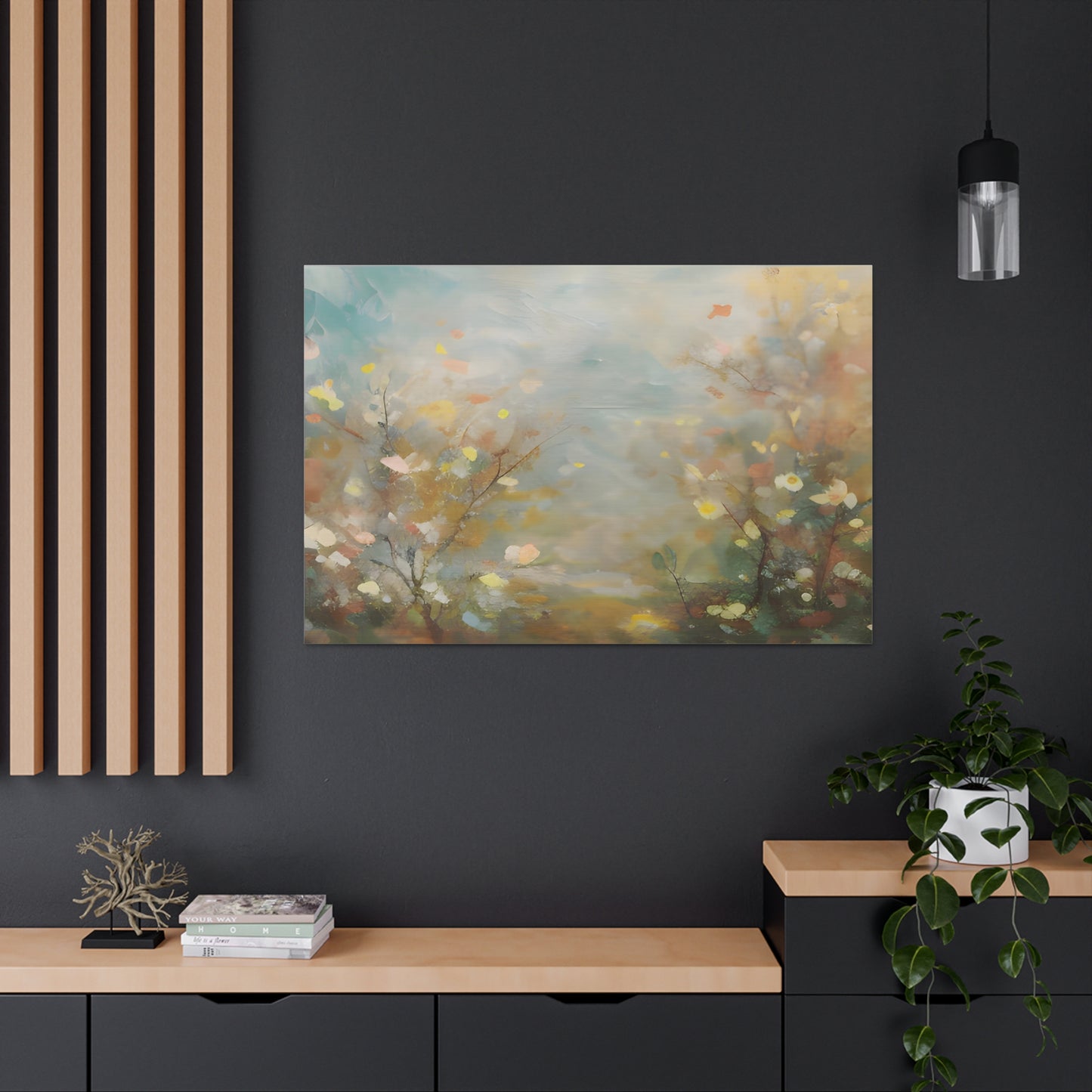 Muted Flowers Canvas Print