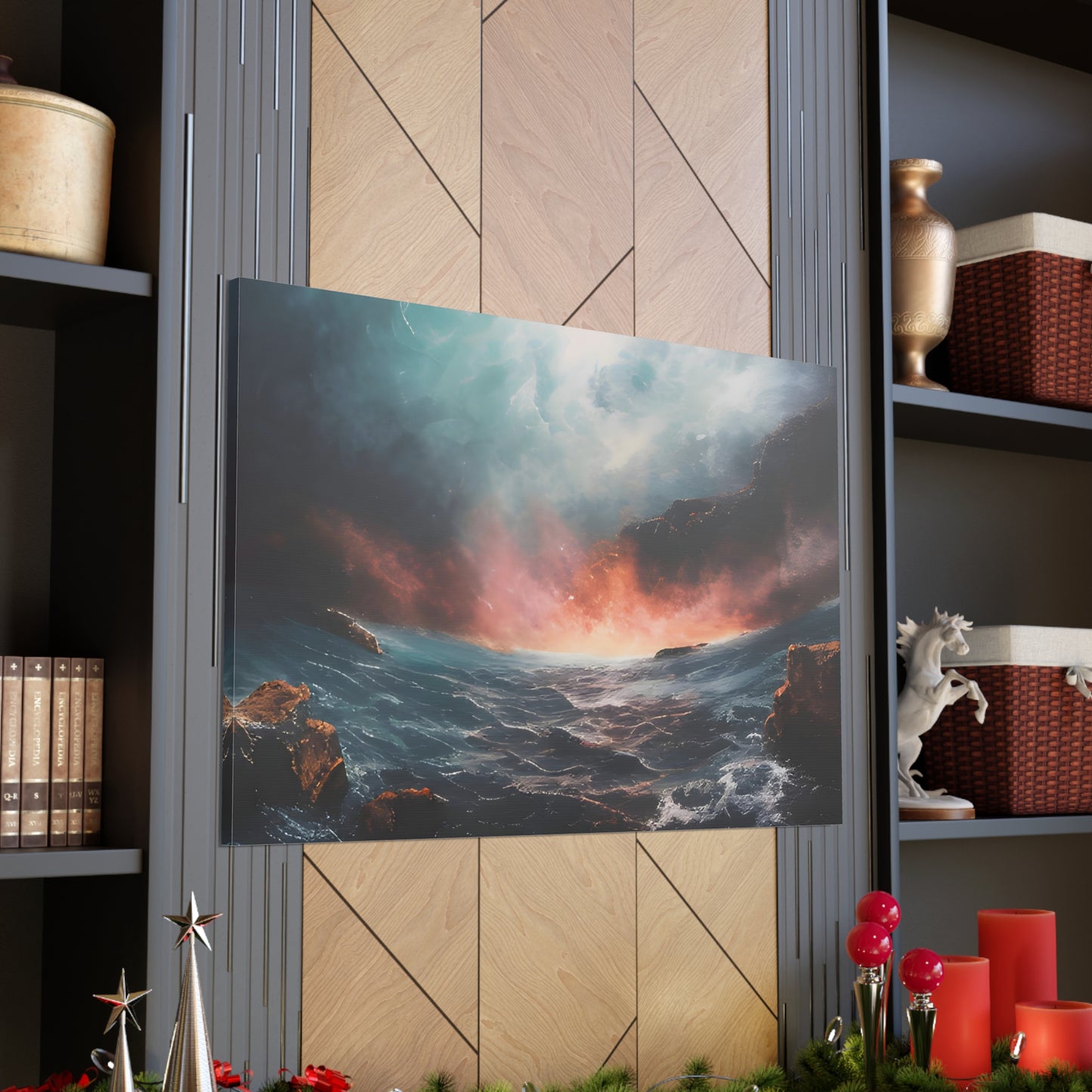 Dark Ocean Canvas Print