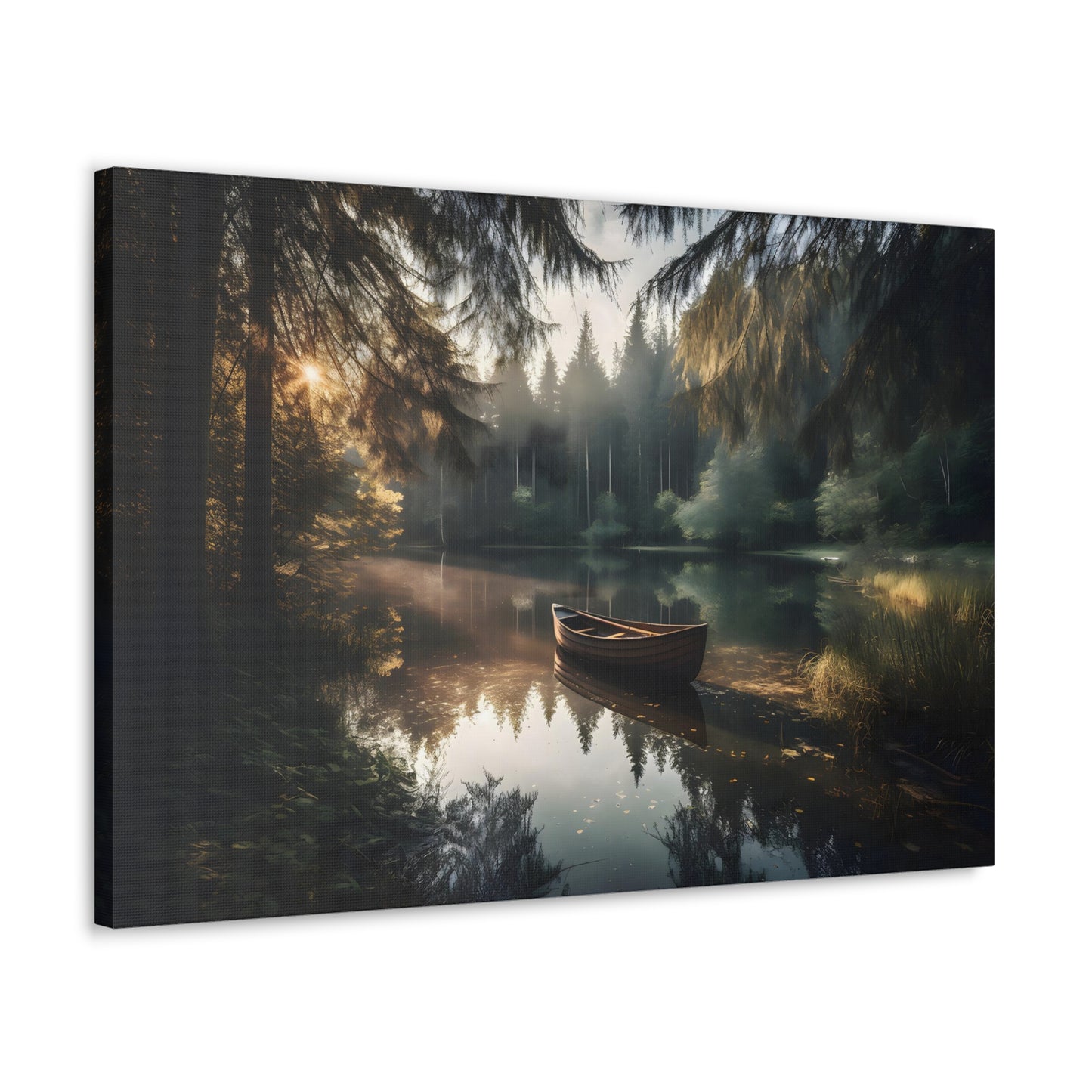 Warm Summer Lake Canvas Print