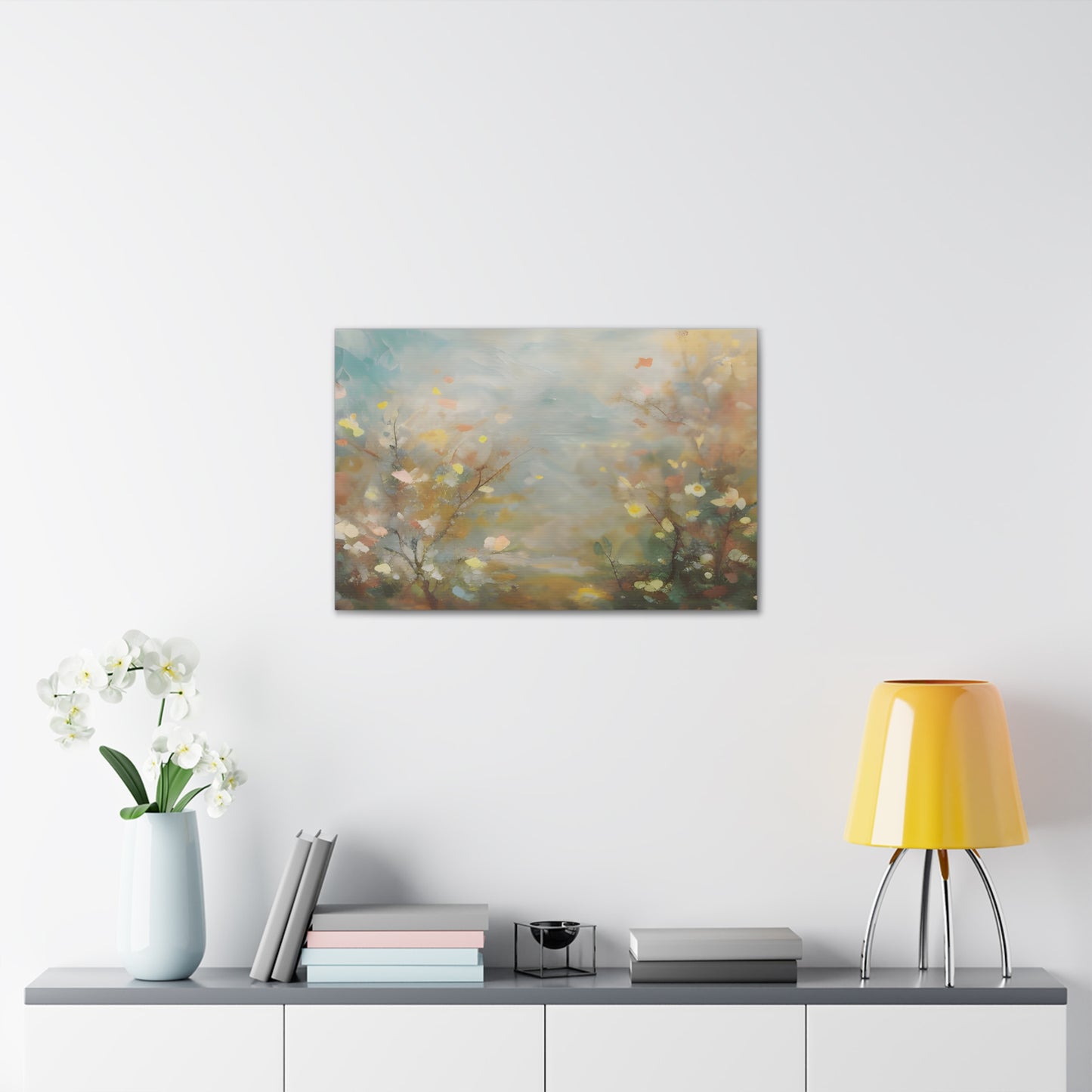 Muted Flowers Canvas Print