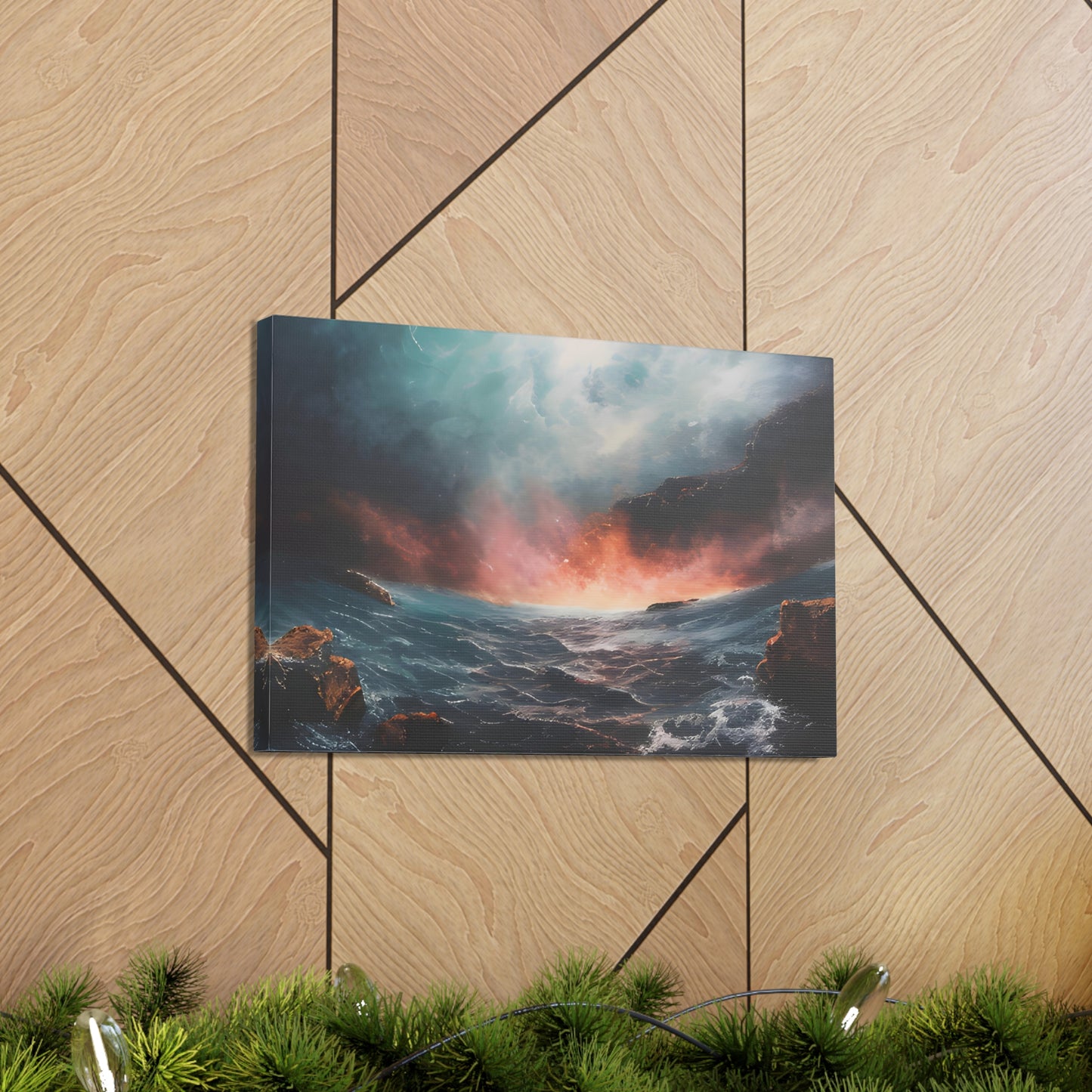 Dark Ocean Canvas Print