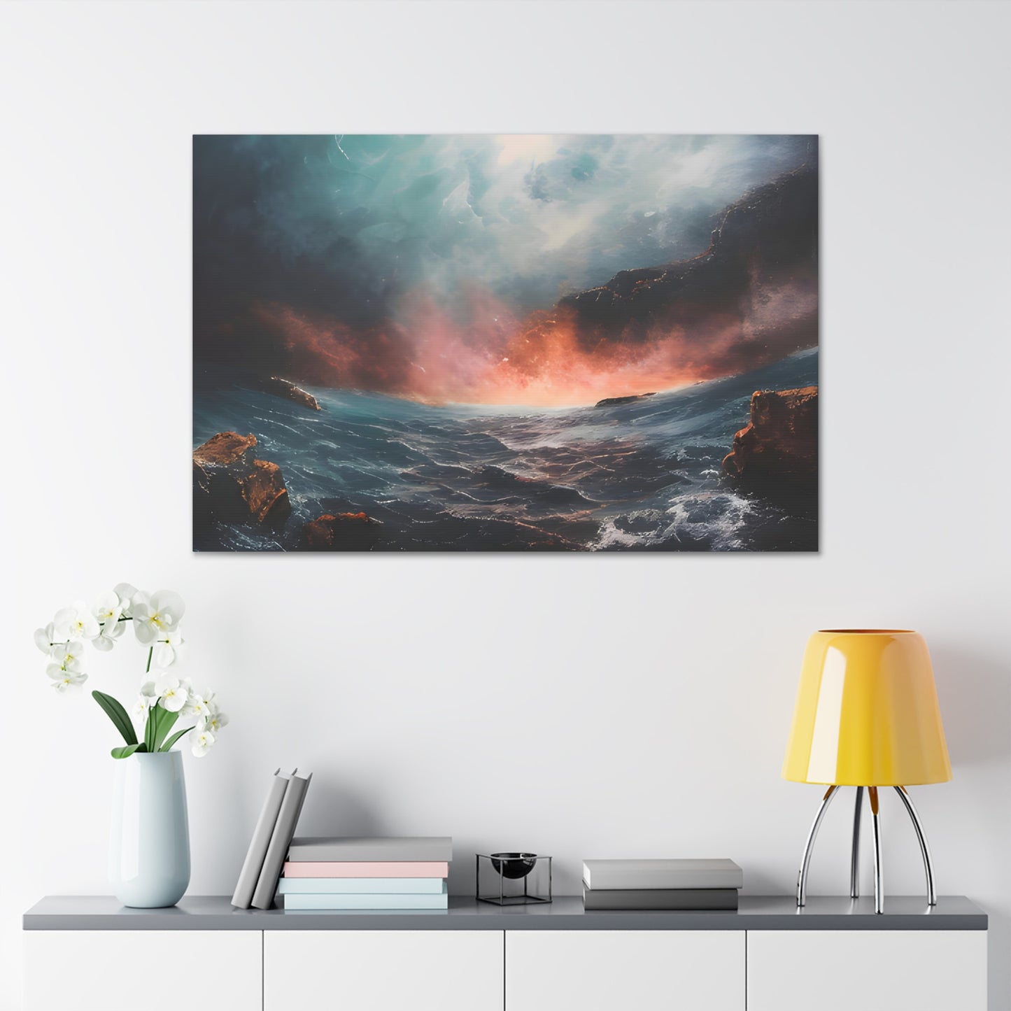 Dark Ocean Canvas Print