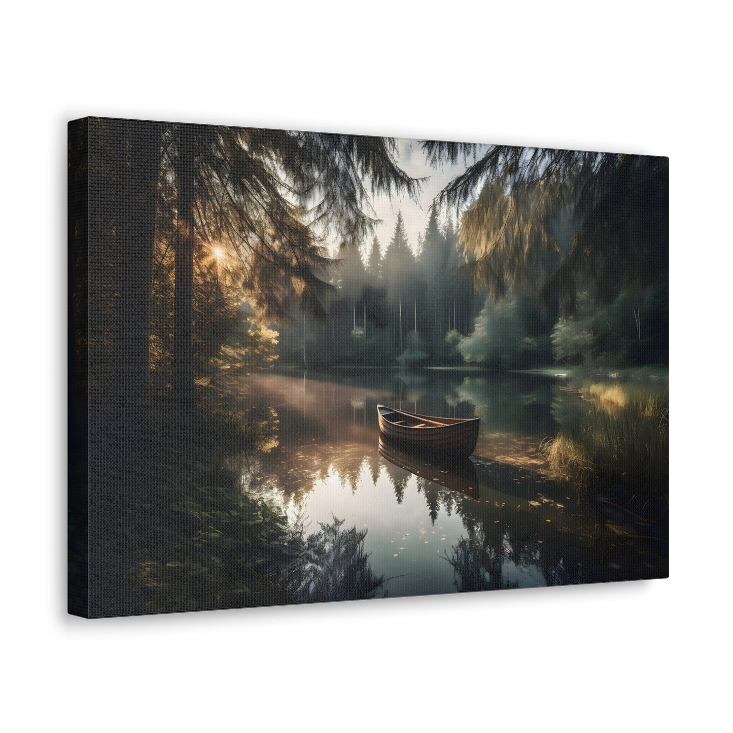 Warm Summer Lake Canvas Print