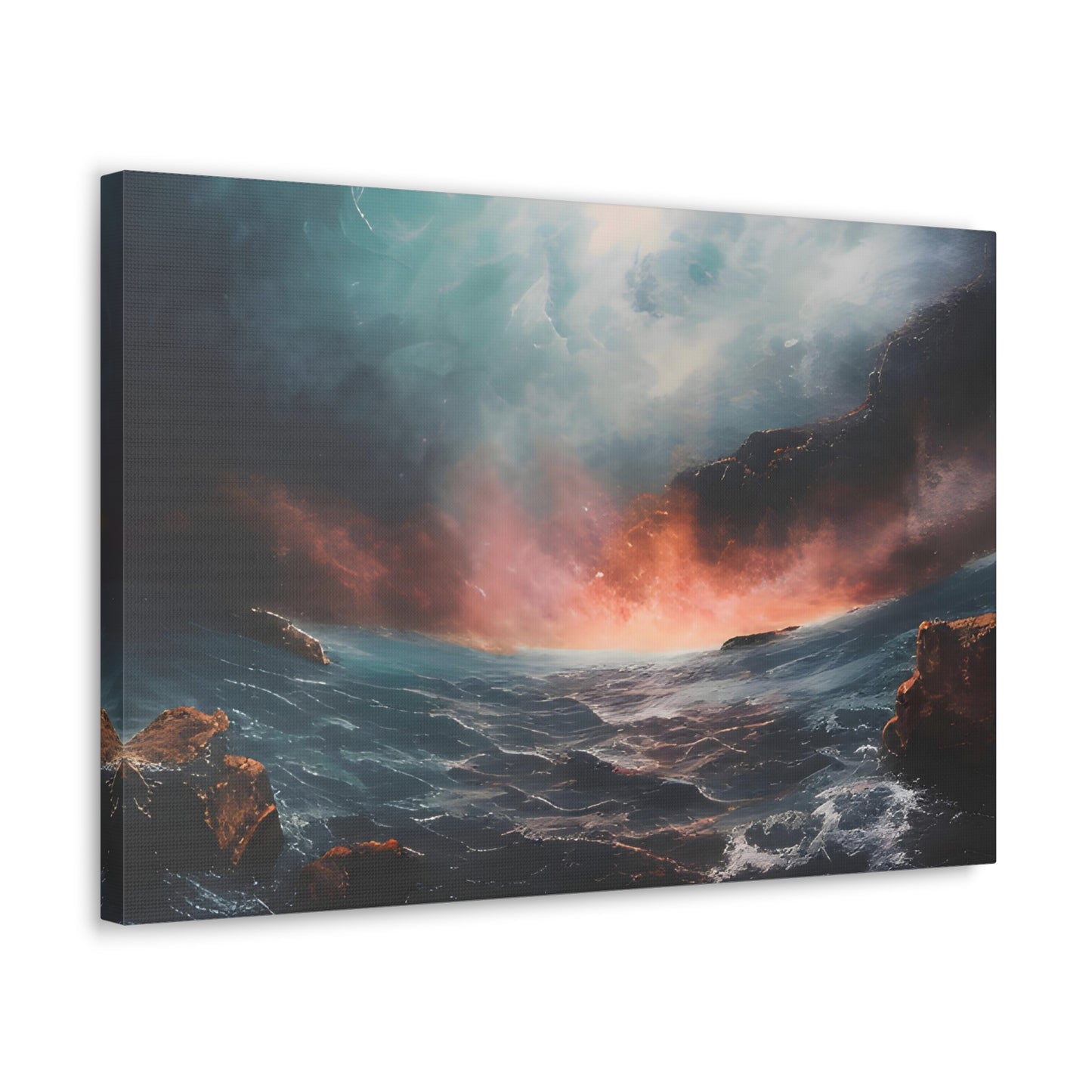 Dark Ocean Canvas Print