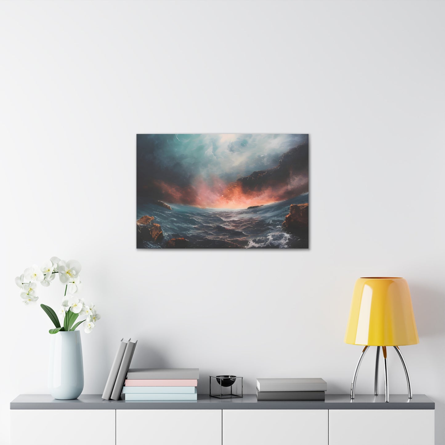 Dark Ocean Canvas Print