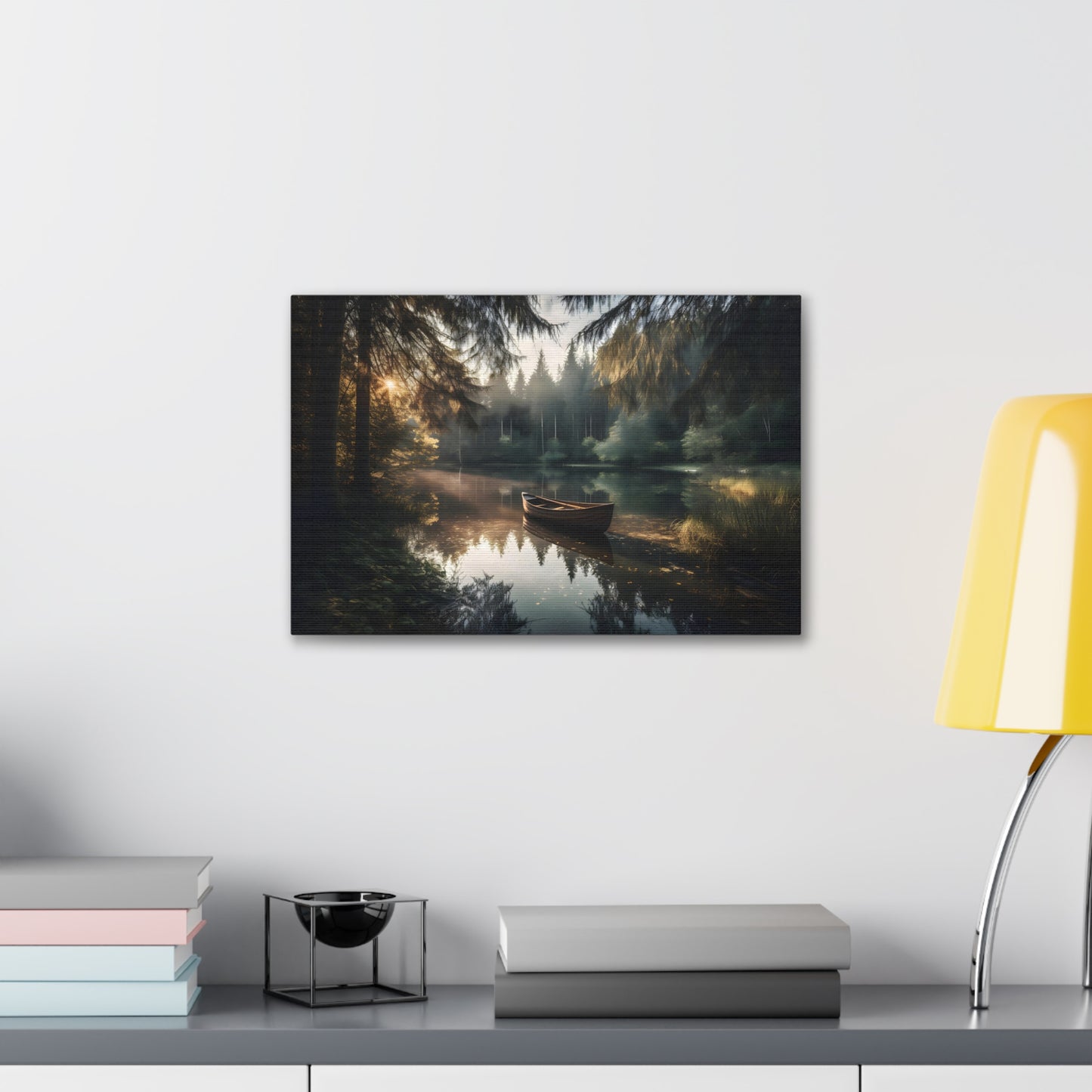 Warm Summer Lake Canvas Print