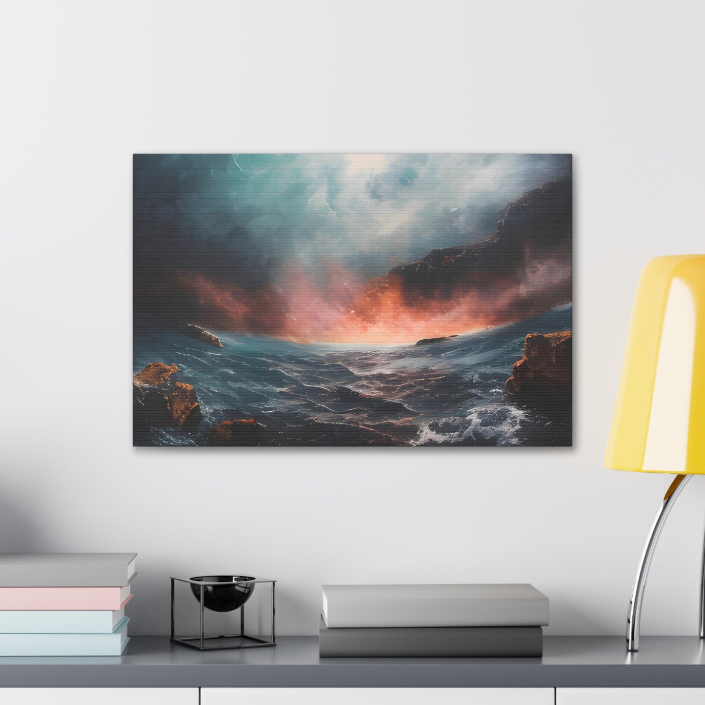 Dark Ocean Canvas Print