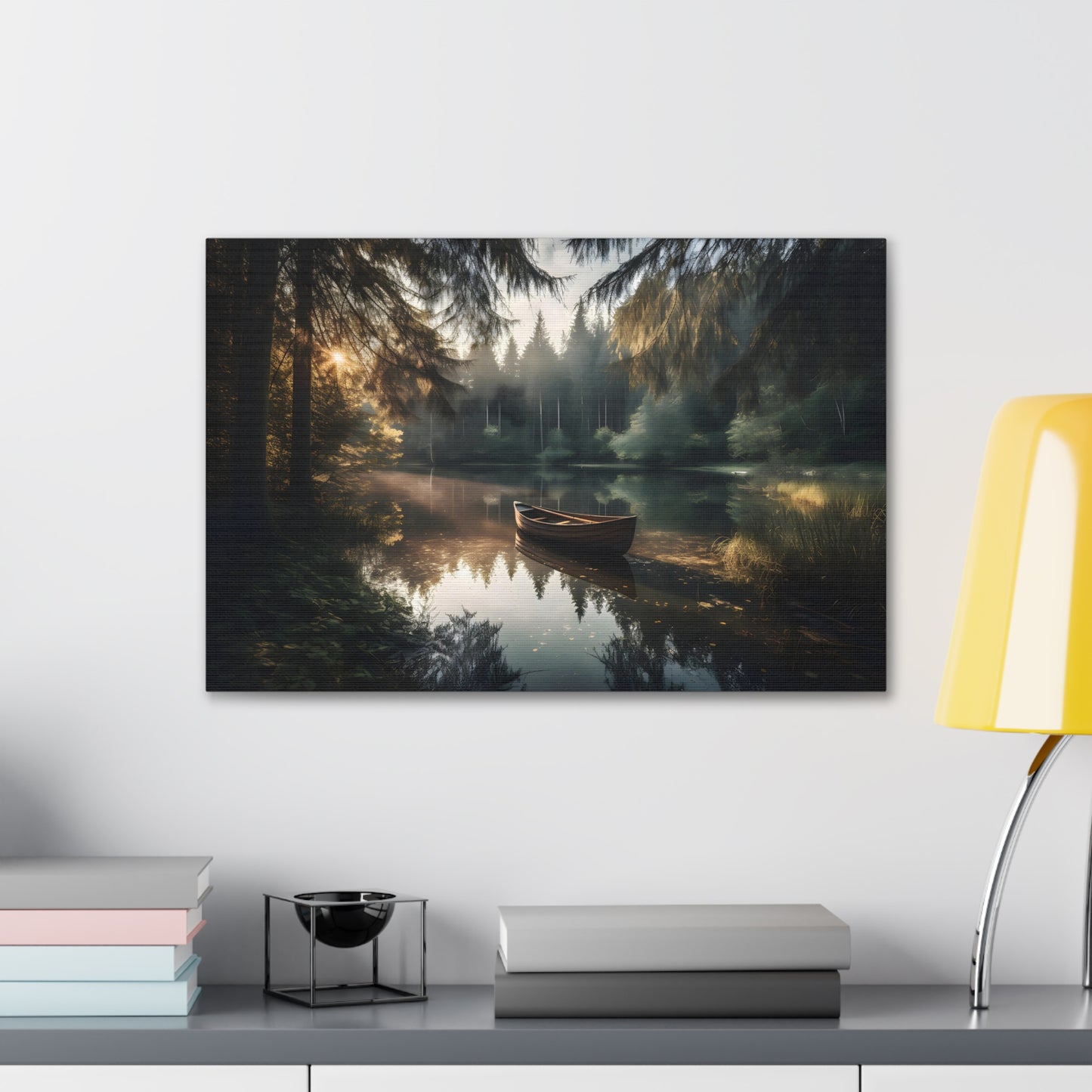 Warm Summer Lake Canvas Print