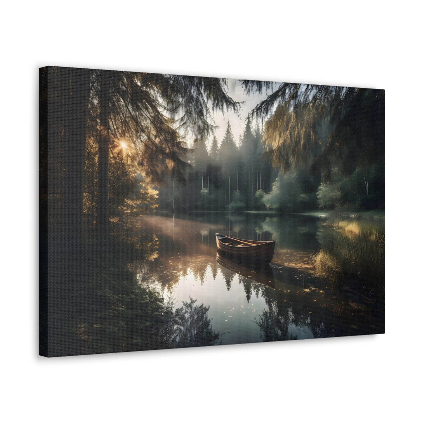 Warm Summer Lake Canvas Print